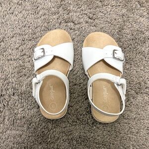 Cat & Jack White Kids Sandals with Buckle